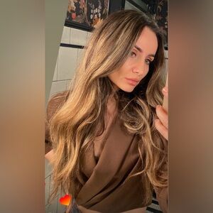 Zara Cropped Blazer Brown US XS